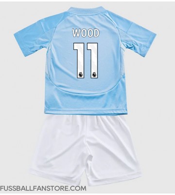Nottingham Forest Chris Wood #11 Replik 3rd trikot Kinder 2024-25 Kurzarm (+ Kurze Hosen)